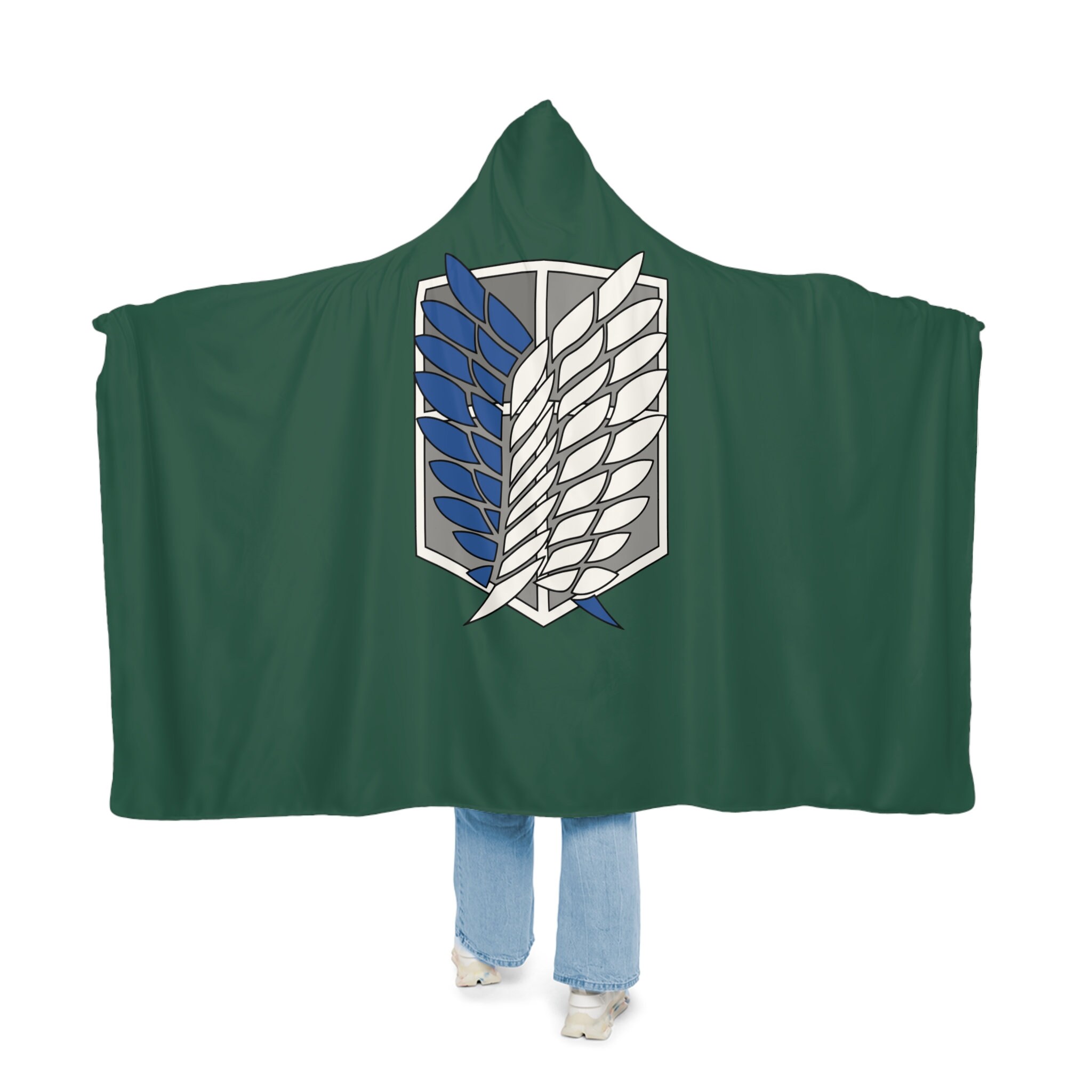Attack on Titan Cape Blanket Etsy
