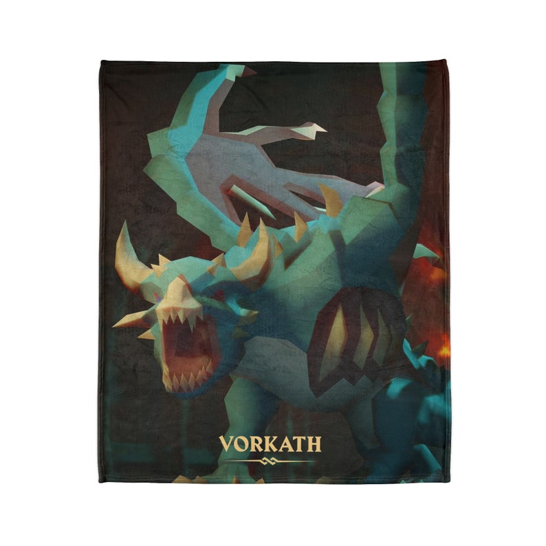 OSRS Vorkath Soft Polyester Blanket Runescape Gifts OSRS Etsy