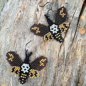Death Head Moth Earrings