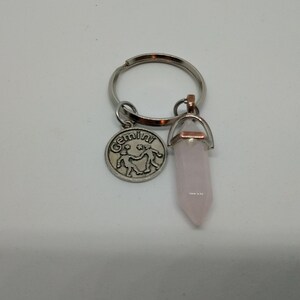 Zodiac signs with Stones pendant Key Chains
