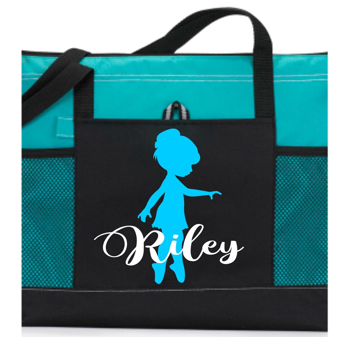 Girl Dance Tote Bag Little Girl Dance Tote Bog Personalized Dance Bag Tote Bag Custom Bag J1 Etsy