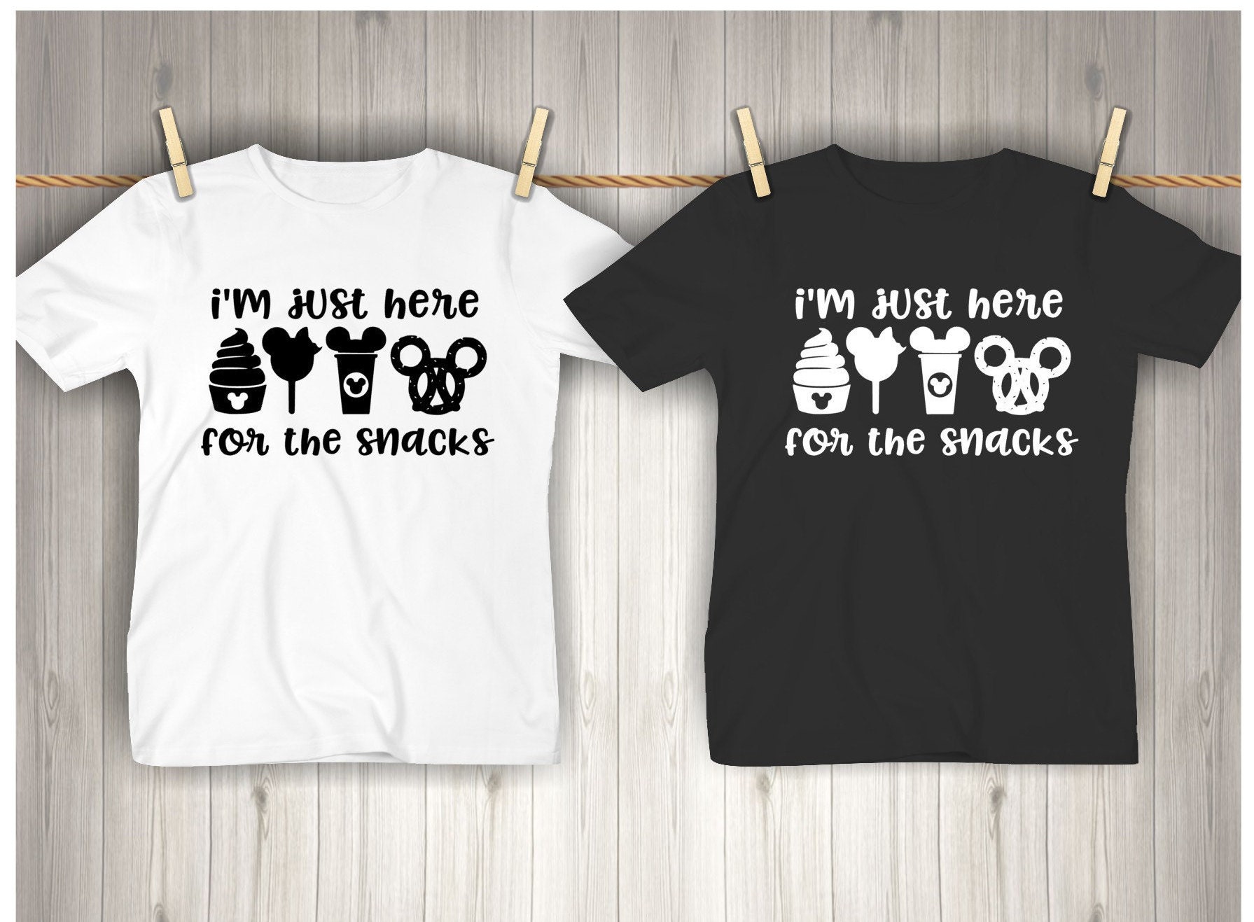 Snacks Disney Shirt - Etsy