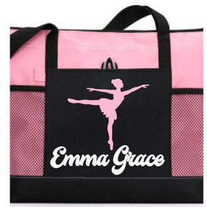 Girl Dance Tote Bag | Teen Dance Tote Bog | Personalized Dance Bag | Tote Bag | Custom Bag | 06