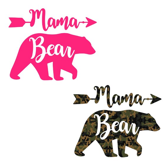 Mama Bear Decal Mama Bear Vinyl Decal Window Decal | Etsy