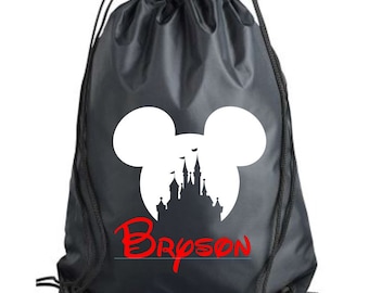 mickey mouse cinch bag
