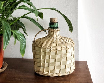 Large Wicker Vase Etsy