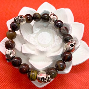 Men’s Tiger’s Iron Skull Bracelet