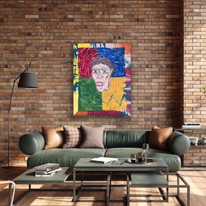 Original Expressionist Acrylic Painting on Canvas - 24x30