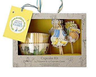 Peter Rabbit Daffodil Easter Cupcake Kit (GST Automatically Included for Buyers Located in Canada)