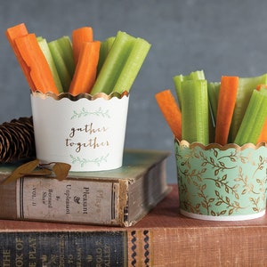 Gather Together Greenery Baking Treat Cups GST Automatically Included for Buyers Located in Canada image 1