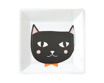 Dapper Black Cat Plate