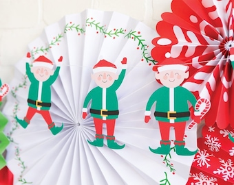 Santa's Elves Christmas Garland (GST Automatically Included for Buyers Located in Canada)