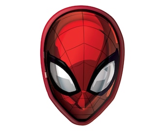 Officially Licensed Spider-Man Mask Shaped Plates (GST Automatically Included for Buyers Located in Canada)