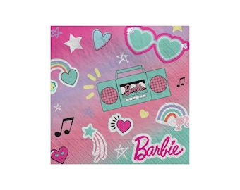 Officially Licensed Barbie Pop Ombre Napkins
