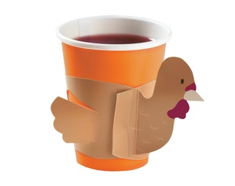 Turkey Cup Accents (Cups Not Included) (GST Automatically Included for Buyers Located in Canada)