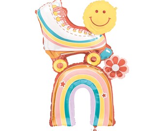 Rainbow Roller Skate Plates - Small (GST Automatically Included for Buyers Located in Canada)