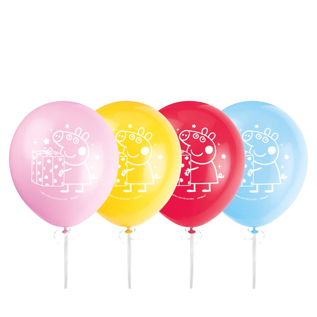 Peppa Pig Birthday Balloons GST Automatically Included for Buyers