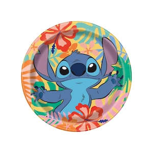 Officially Licensed Stitch Tropical Plates - Large (GST Automatically Included for Buyers Located in Canada)