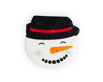 Jolly Snowman Shaped Napkins (GST Automatically Included for Buyers Located in Canada)