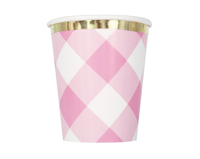 Set of 24 Pastel Pink Party Cups 9 Oz. Gender Reveal Etsy