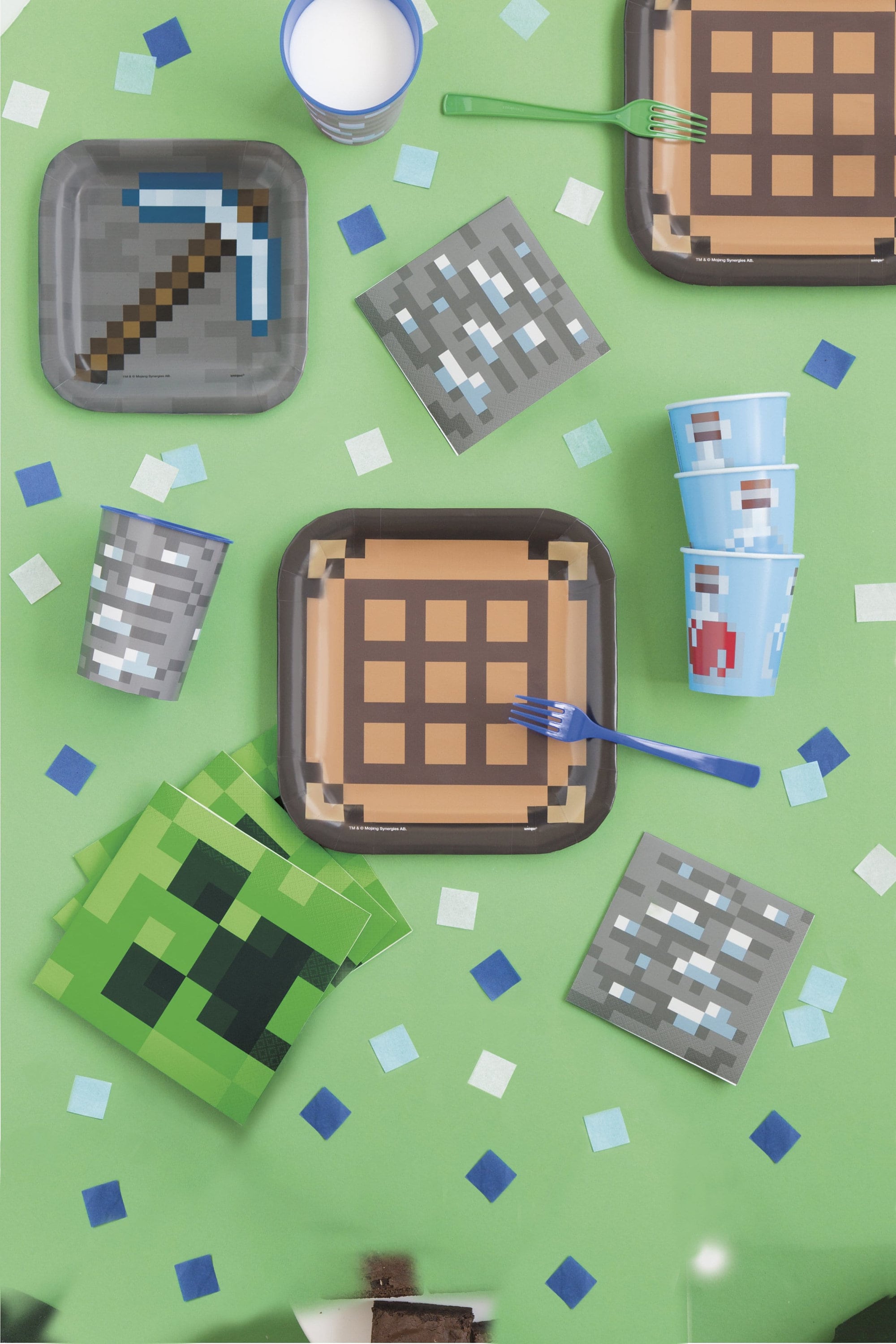 My World Minecraft Tema Látex Globo Set Pixel Juego Decoraciones De Fiesta