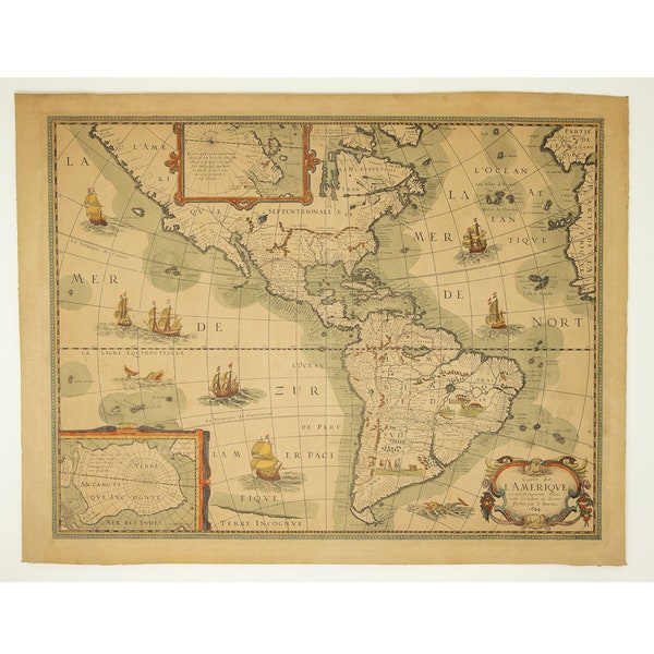 Carte De L'Amerique -1624-