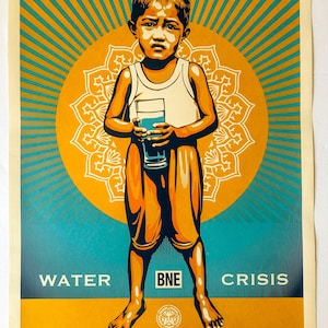 World Water Crisis by Shepard Fairey
