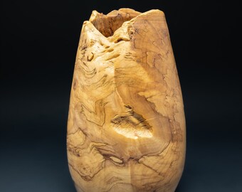 Vintage Burl Vase by Jim Mathias