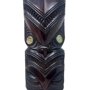 Vintage Māori Tiki Carving