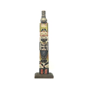 Northwest Coast Model Totem Pole - 1929