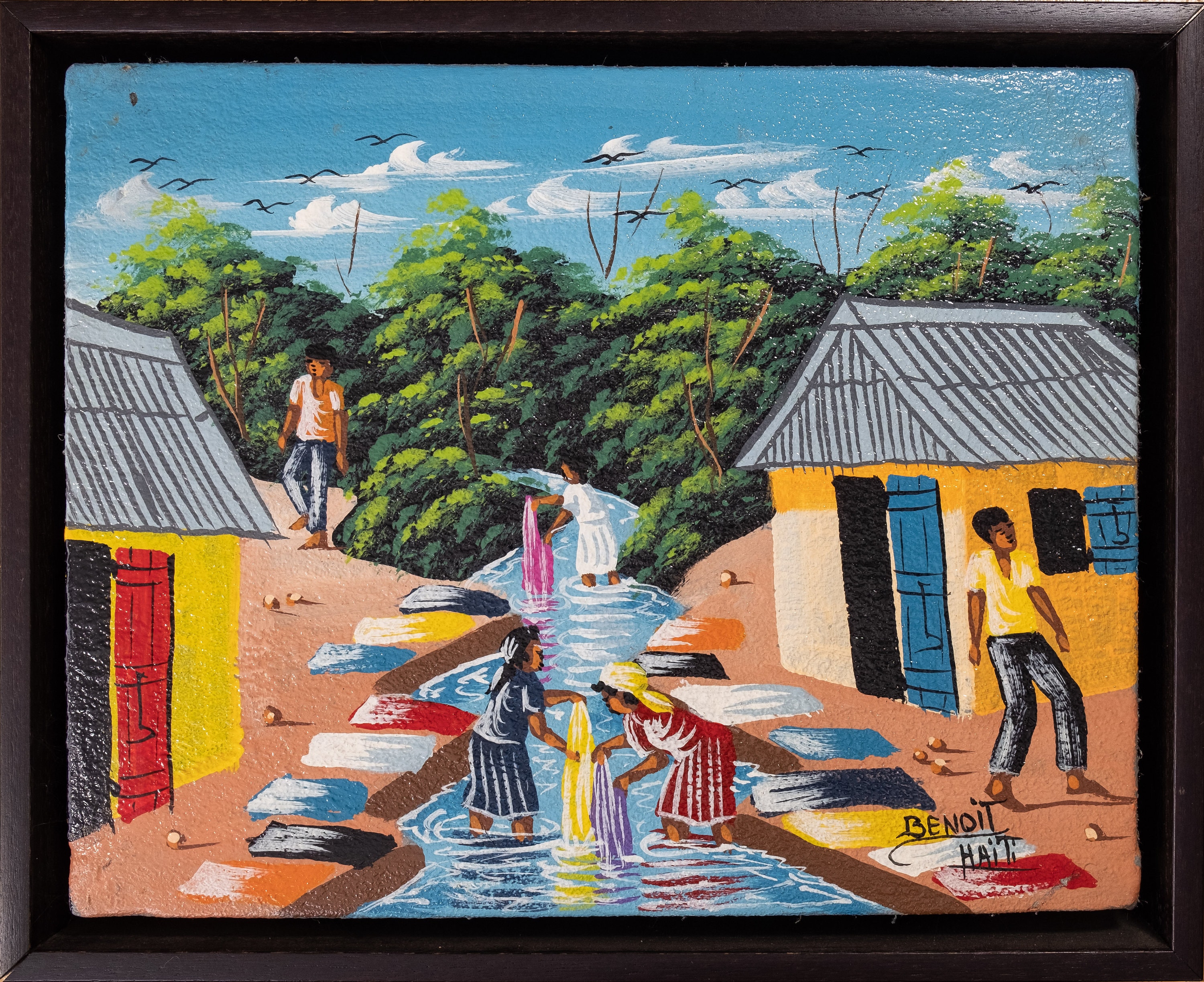 Vintage Haitian Painting - Etsy