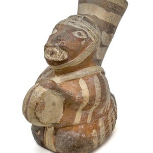 Pre Columbian Moche Figural Vessel