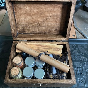 Baby Witch Altar Kit Beginners witch  Box Wiccan Starter kit Small Witch Box gift