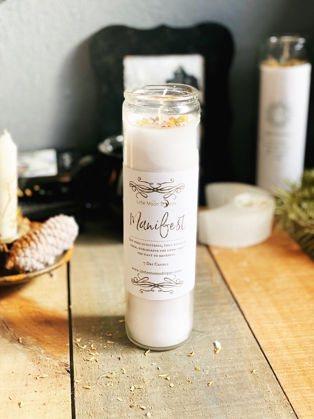 7 Day Candle 7 Day Prayer Ritual Candle Spiritual Candle Manifest