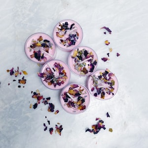 Love/Self Tea lights with Spell/ Ritual/Manifestation Aid/scented Set of 6