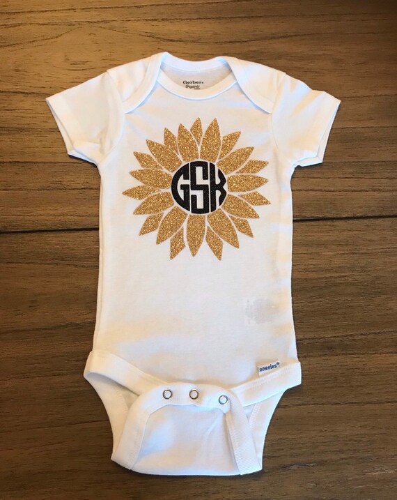 sunflower onesie