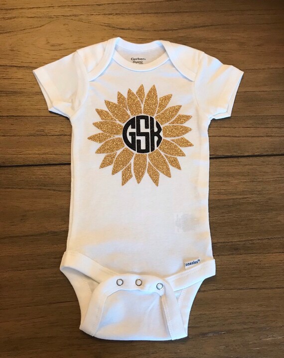 sunflower onesie