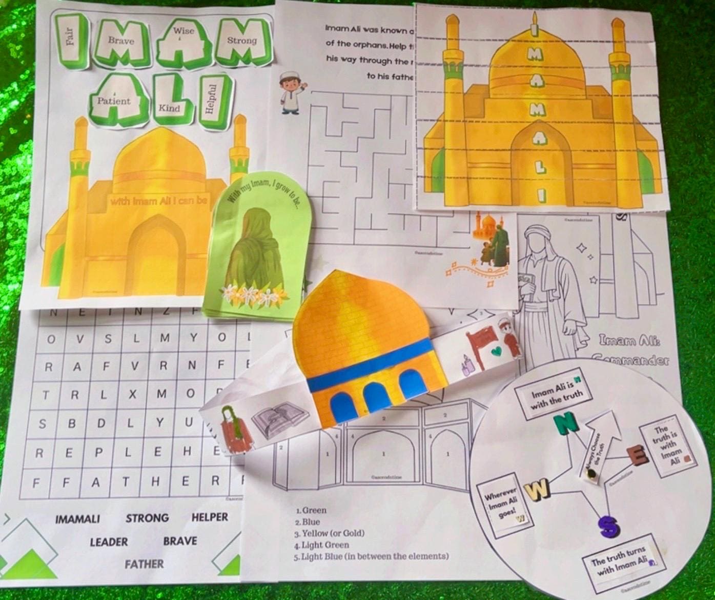 2026 Ages 3-7 Imam Ali Bundle, Imam Ali Activities, الإمام علي, Hands ...