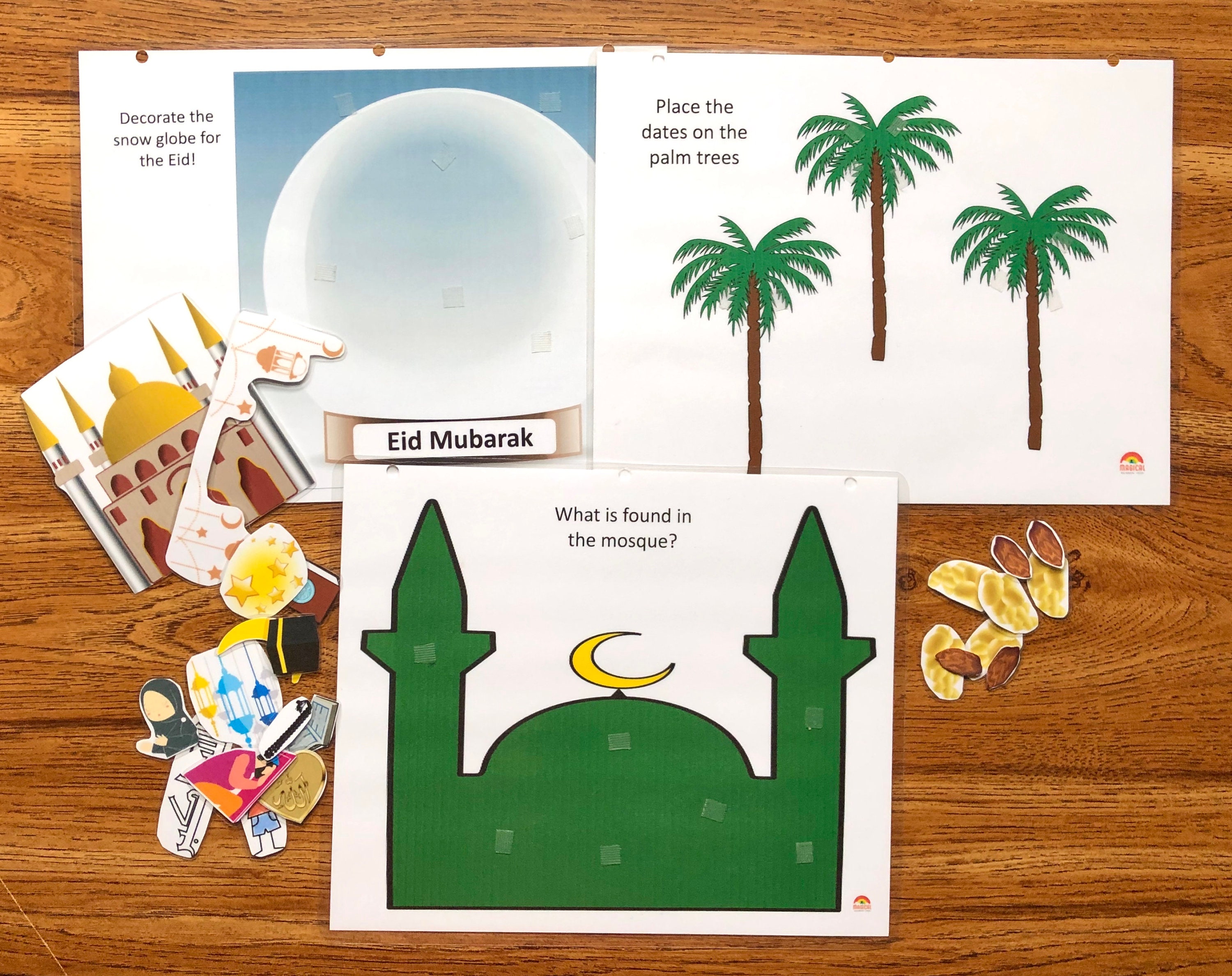 Ramadan Playdough Mats Printable Ramadan Activity Ramadan Etsy