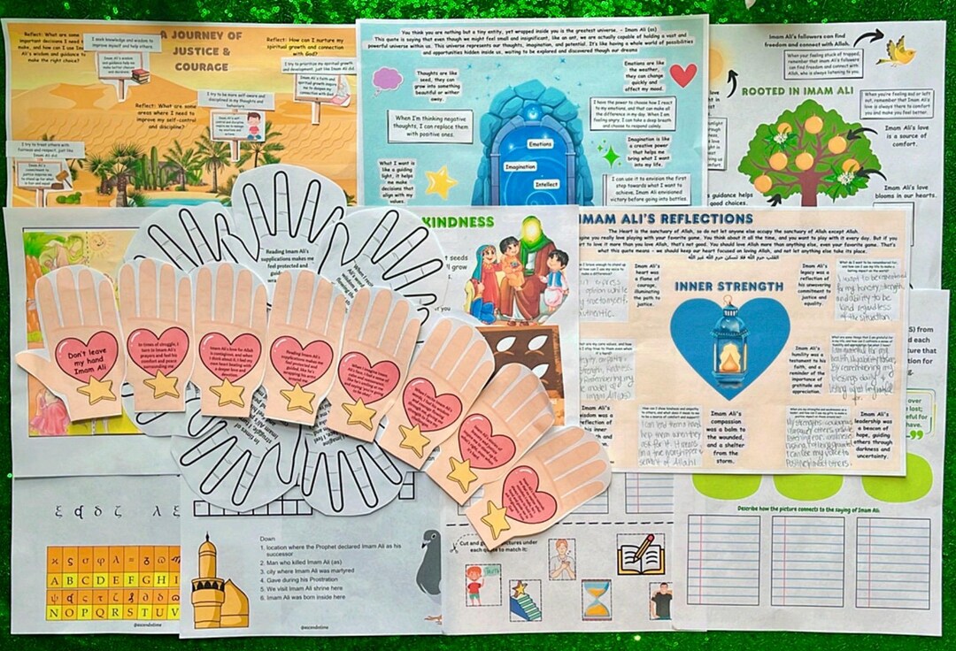 2025 Ages 8-14 Imam Ali Bundle, Imam Ali Activities, الإمام علي, Shia ...