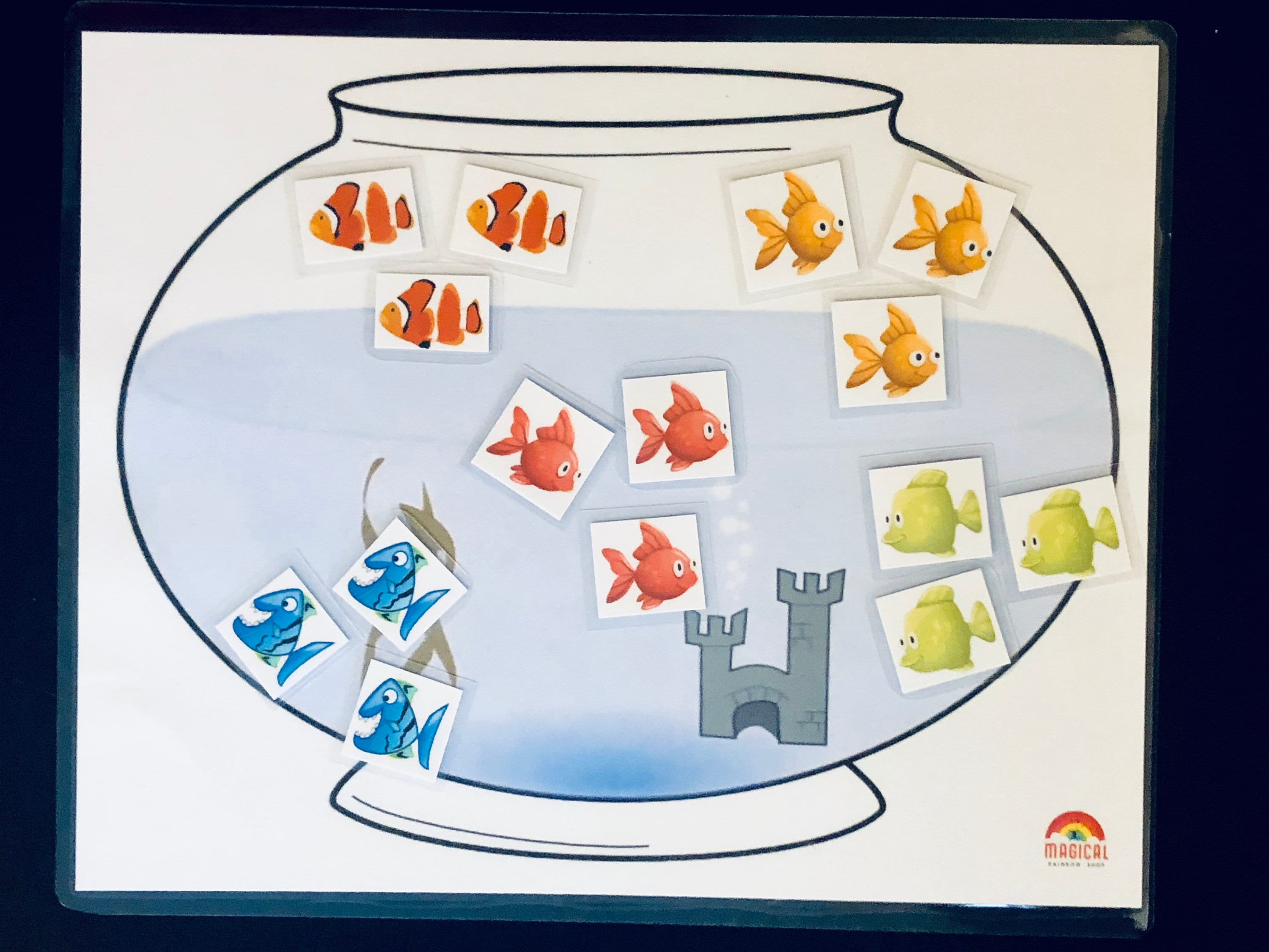 Fish Tank Activities counting math games birthday gift Etsy France