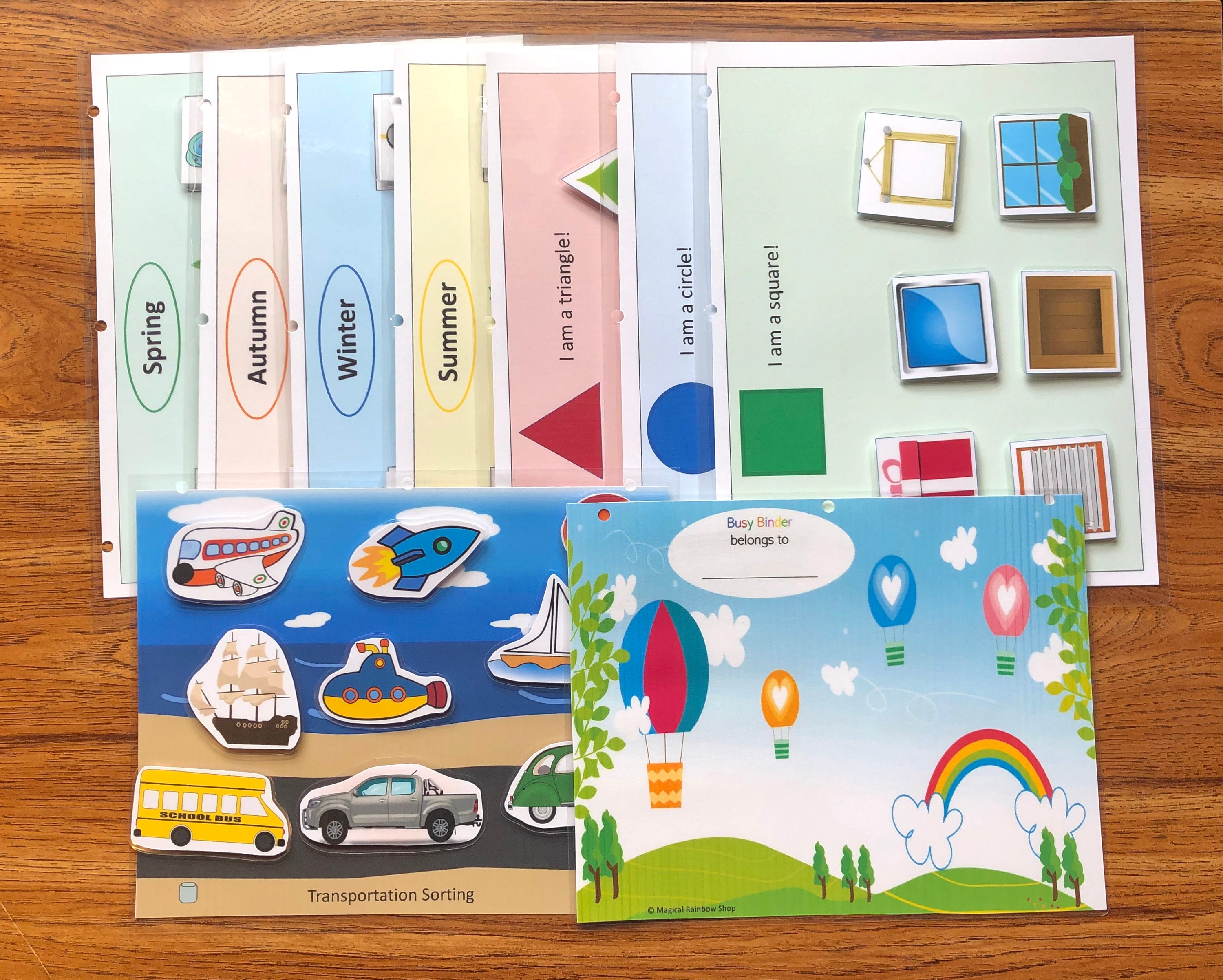 kindergarten binder printables