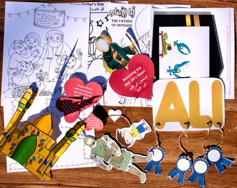 2023 Ages 8-14 Imam Ali Bundle, Imam Ali Activities, الإمام علي, hands on, Shia activity, Imam Ali kids, الامام علي للاطفال, Ali puzzle