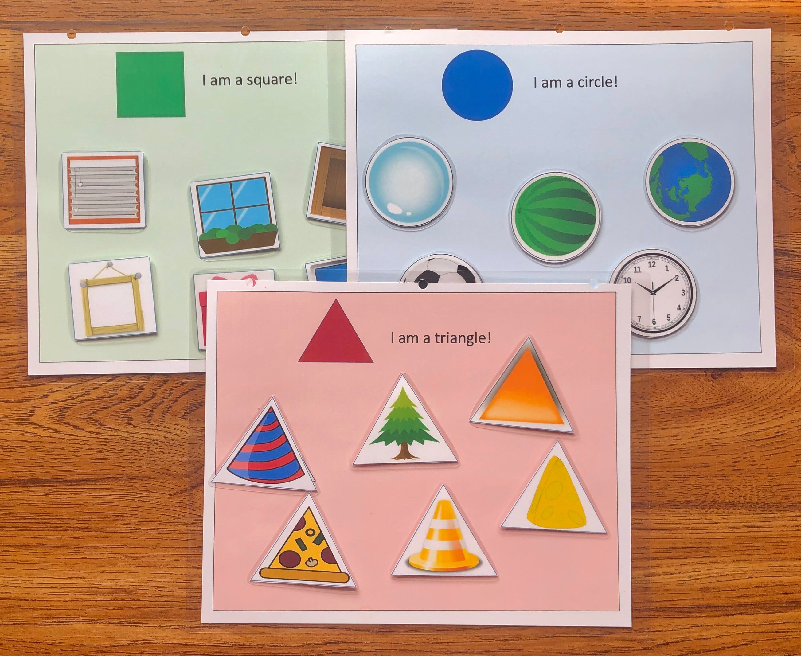 square shape collage kindergarten