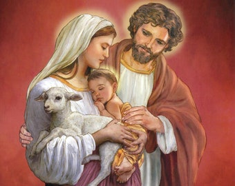 Holy Family 3T Catholic Picture Print - Etsy Singapore Holy Family 3T Catholic Picture Print - Etsy Singapore