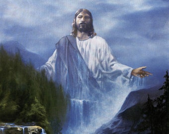 Jesus Christ in Heaven R Catholic Picture Print | Etsy