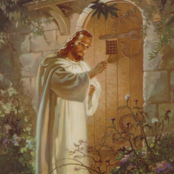 Jesus Knocking 3 - Catholic picture - print