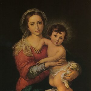 MADONNA AND CHILD 2 - Catholic picture - print