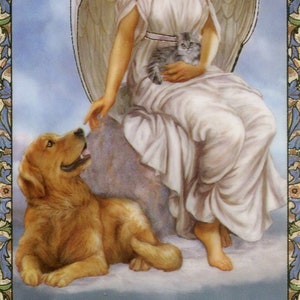 Preghiera commemorativa per animali domestici N - Immagine sacra - Immagine di preghiera - Confezione da 25