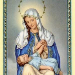 Gebed ter ere van Onze-Lieve-Vrouw, Moeder van de Goddelijke Voorzienigheid N - Heilige kaart - Gebedskaart - Pak van 25
